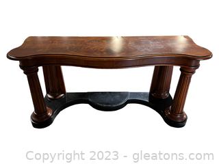 Magnificent Wooden Bar by Polo/Ralph Lauren Burl-Wood Look. Bar Stools Sold Separately