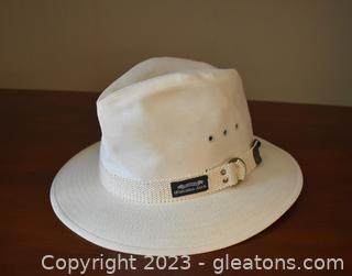Original Panama Jack Canvas Fedora Hat 
