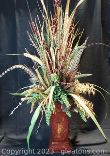 Grass and Feather Floral Design 