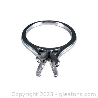 Platinum Solitaire Ring Mounting