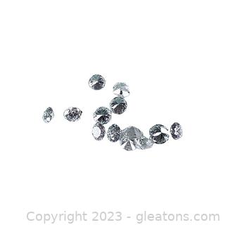 Genuine Round Diamonds .18cts