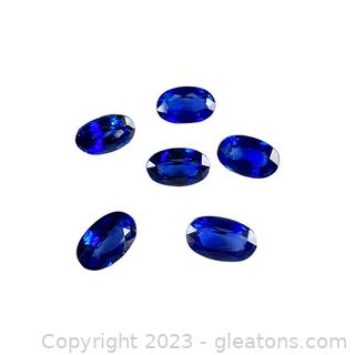 Genuine Oval Blue Sapphires 1.78ct