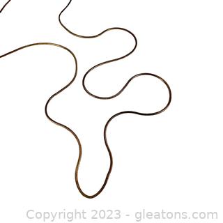 14kt Yellow Gold Snake Chain