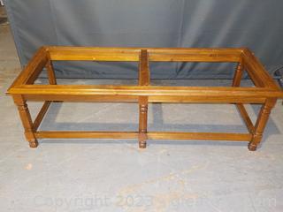 MCM Coffee Table Frame (Wood) No Glass 
