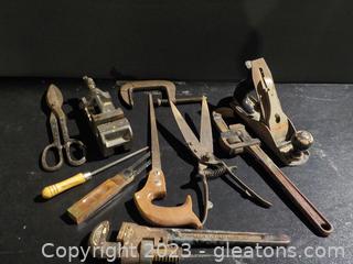 Group of Antique and Vintage Tools (10pc.) See Pictures 
