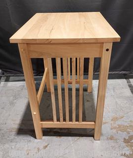 Small Rectangular Desk With Pull Out Key Board Tray