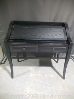Fold Out Black Desk
