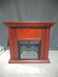 Wooden Electric Fireplace 