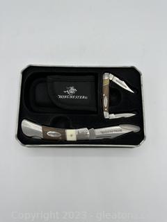 Winchester Wood Handle Knife Set 