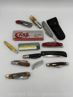 Bag of Pocket Knives 