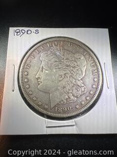 1890 S Morgan Silver Dollar