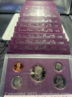 1988 US Mint Proof Sets (16EA)