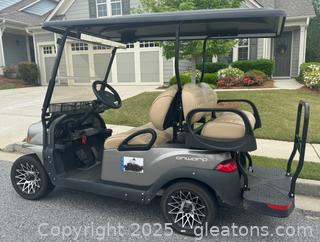 2019 CLUB CAR Metallic Gray 4-Passenger 48V Onward Golf Cart