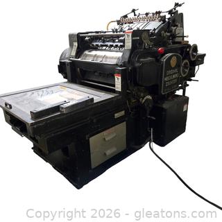 Printing Company & Warehouse Auction: Tools, Compressors, Forklifts, Industrial Printing & Warehouse Equipment