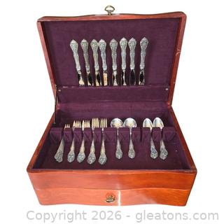 Gorham "King Edward" Sterling Flatware in Beautiful Storage Case 