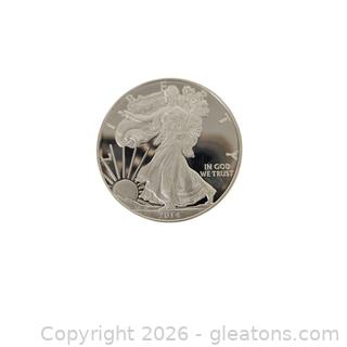 2014 W American Silver Eagle  Dollar