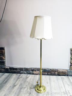 Gold Toned Floor Lamp
