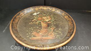 Large Vintage Decorative Platter