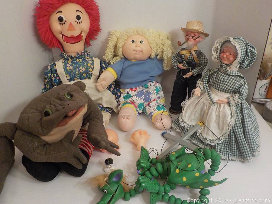 vintage grandma and grandpa dolls