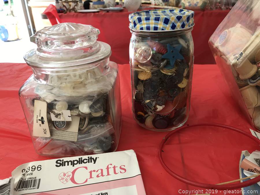 jar of buttons for sale