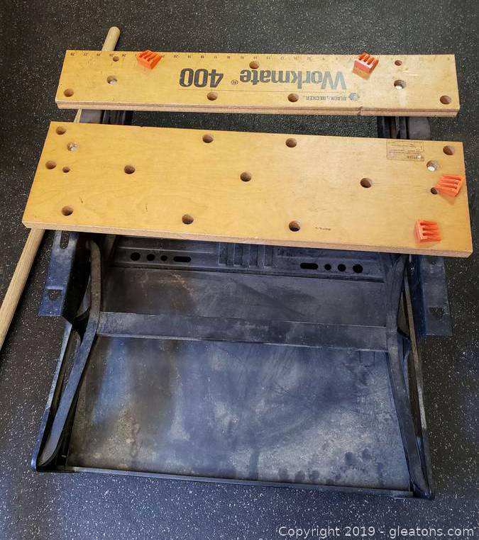 Black Decker Workmate 400 Portable Bench Auction Gleaton s