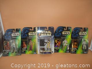 4 Start Wars the Power of the Force Action Figures 1-Star Wars the Empire Strikes Back Action Figure