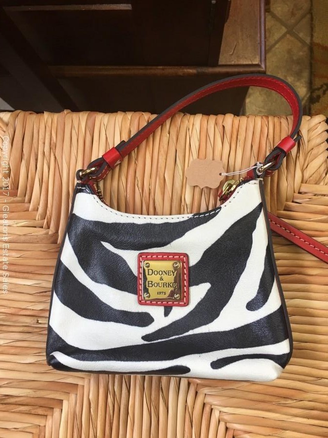 Dooney Bourke Zebra Printed Satchel Bag - Zebra