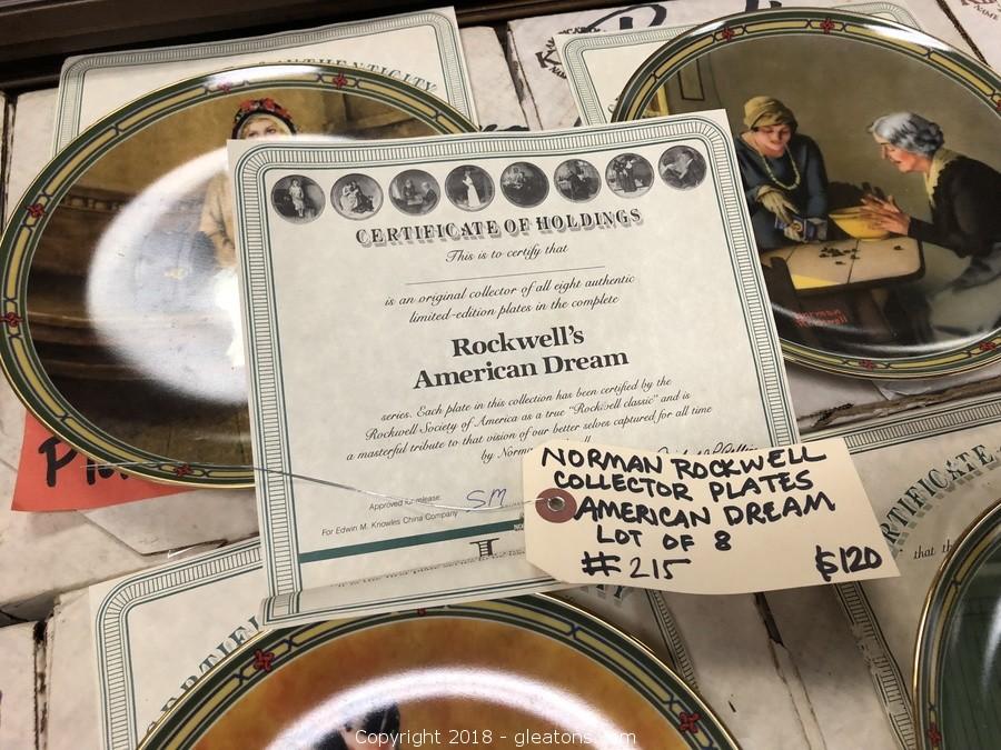 8 Rockwell online Collectors Plates