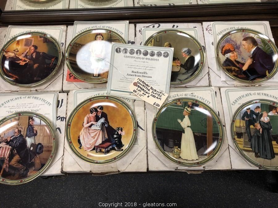 8 Rockwell online Collectors Plates