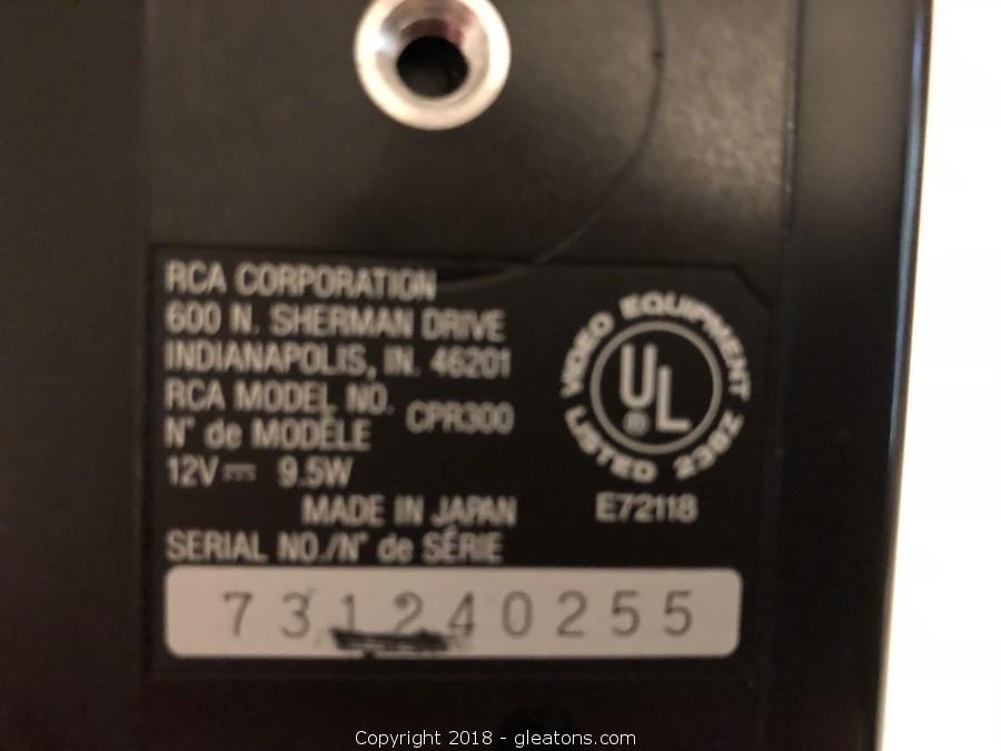 Vintage RCA Camcorder in Case Auction Gleaton's, Metro Atlanta