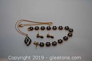 Sapphire Diamond Set 