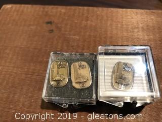 Vintage Gold Sears Service Pins