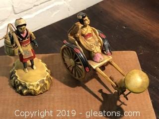 Vintage 1950's Celluoild Japanese Figurines