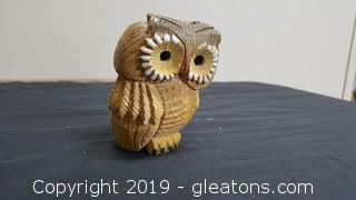 Artesania Rinconada Classic Owl Figurine Vintage 