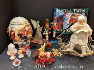 Box Lot Christmas Decor 