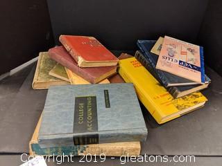 Box Lot Books Vintage Great for Decorations 