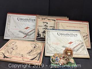 Box Lot Vintage Bible Story Teaching Aids